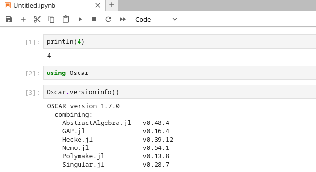 OSCAR In Jupyter